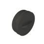 Заглушка с ручкой H Grill'D ОС 0,5 мм D250 черный (порошковая краска)