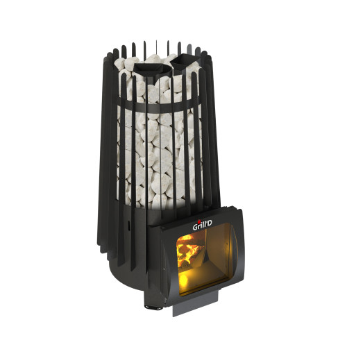 Дровяная банная печь Grill'D Cometa Vega 180 Short Window Max
