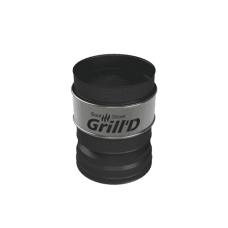 Оголовок-дефлектор К Grill'D EU AISI 304 0,5мм/ЖС 0,5мм (D115/250) черный (термостойкая краска)