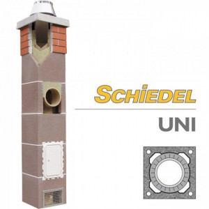 Керамический дымоход Schiedel UNI одноходовой д=140 мм