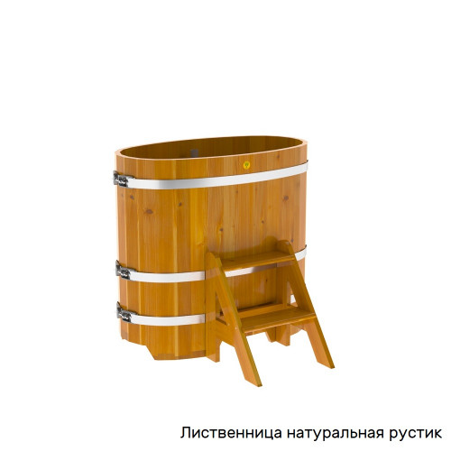Купель овальная BentWood 0,59х1,06 лиственница