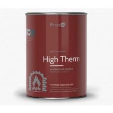 Термостойкий лак для печей и каминов Elcon High Therm 1 литр