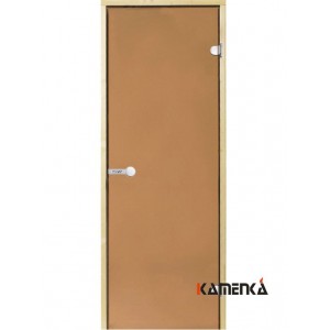 Дверь Harvia SТG 7x19 сосна/бронза