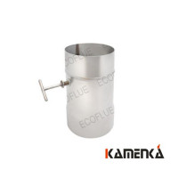 Шибер EcoFlue 0,5мм нержавейка, диаметр 115