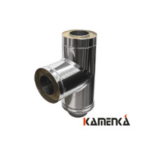 Тройник сэндвич EcoFlue 1мм нерж диаметр 300х200